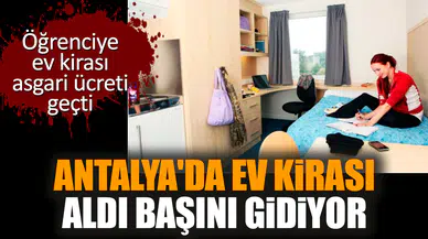 Antalya'da ev kirası aldı başını gidiyor. Öğrenciler isyanda