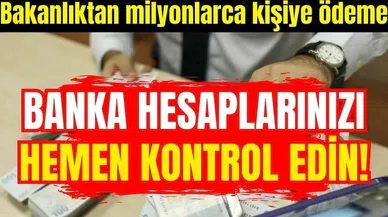 Bakanlıktan Milyonlara Ödeme: Hesaplarınızı Kontrol Edin!
