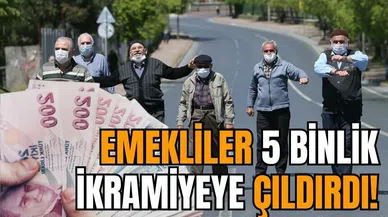 Emekliler 5 binlik ikramiyeye çıldırdı!
