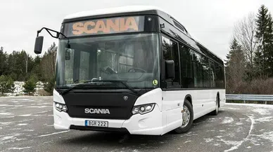 Scani'dan elektrikli otobüs platformu tanıtımı