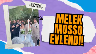 Melek Mosso evlendi! İşte merak edilen düğün