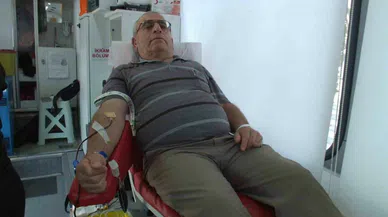 Kan Bağışı Gururu! 15 yıldır düzenli kan veriyor