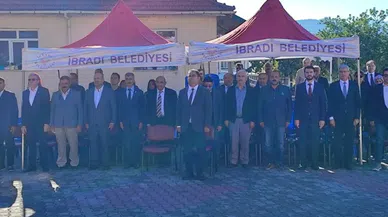İbradı'da anlamlı tören kutlaması