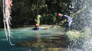 Antalya Büyükşehir Belediyesi Düden Şelalesi'nde pırıl pırıl
