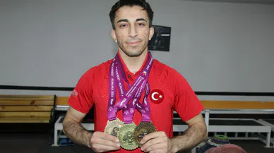 Halterdeki Altın Parlayış! Harun Algül