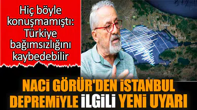 Naci Görür'den İstanbul depremiyle ilgili yeni uyarı