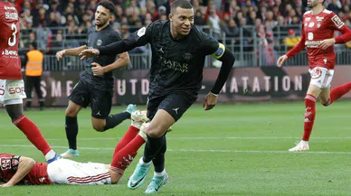 PSG Mbappe'nin golüyle Brest'i yendi