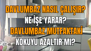 Davlumbaz nasıl çalışır? Ne işe yarar? Davlumbaz mutfaktaki kokuyu azaltır mı?