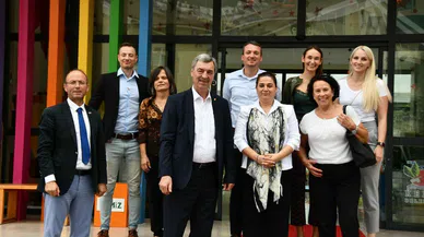 Alman Heyeti Kemer’de