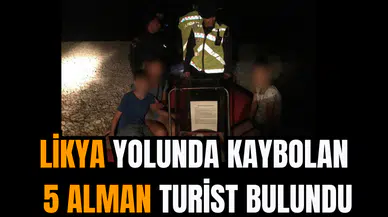 Likya Yolunda Kaybolan 5 Alman Turist Bulundu