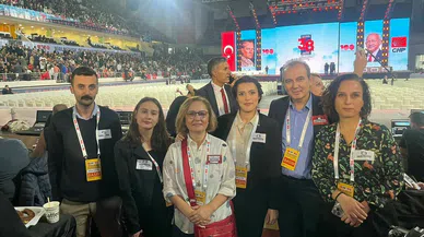 CHP Kurultayı'nda Tolga Şardan'a destek