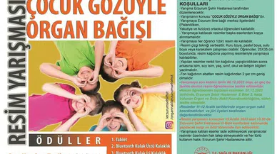 Çocuklara organ bağışı bilinci! Resim yarışması başlıyor!