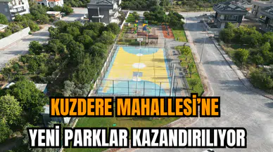 Kuzdere Mahallesi’ne Yeni Parklar Kazandırılıyor