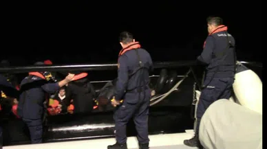 Çanakkale Ezine açıklarında 38 kaçak göçmen yakalandı