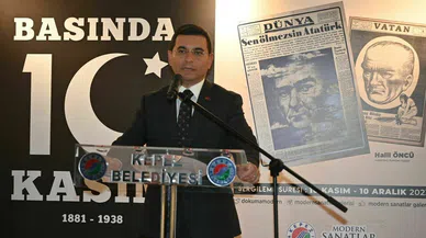 Kepez’de Basında 10 Kasım Sergisi Açıldı