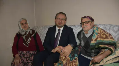 Sağlık Müdürü Şenkul yaşlı çınarları ziyaret ederek şefkat elini uzattı!