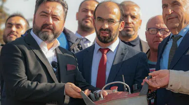 Elbistan Belediye Başkanı, Gazze Camii'nin temelini atarak Filistin'e destek verdi