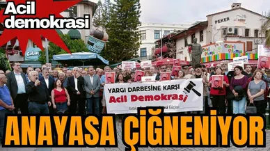 Antalya Emek ve Demokrasi Güçleri'nden Yargıtay çıkışı: KAHROLSUN İSTİBDAT YAŞASIN HÜRRİYET