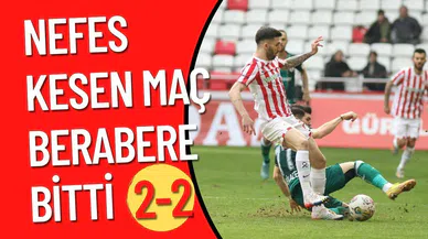 NEFES KESEN MAÇ BERABERE BİTTİ