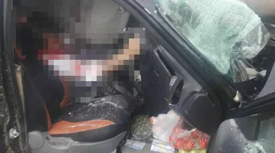 Korkunç kazada baba ve 8 yaşındaki kızı hayatını kaybetti