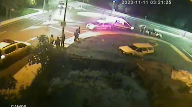 Direksiyon hakimiyetini kaybetti takla attı!