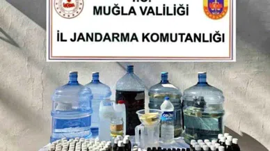 Muğla’da sahte alkol operasyonu