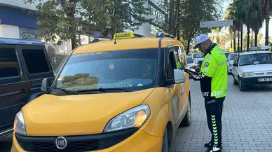 Antalya Gazipaşa’da taksi denetimi