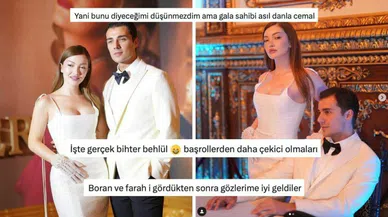 Bihter Galasında göz kamaştıran ikili! Danla Bilic ve Cemal Can Canseven