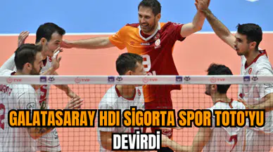 Galatasaray HDI Sigorta Spor Toto'yu devirdi
