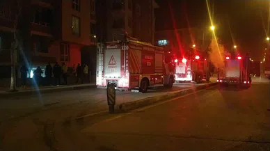 Ocakta unutulan yemekten yangın çıktı!