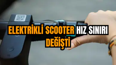 Elektrikli Scooter Hız Sınırı Değişti