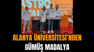 Alanya Üniversitesi’nden Gümüş Madalya