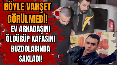 Böyle vahşet görülmedi! Ev arkadaşını öldürüp kafasını buzdolabında sakladı!