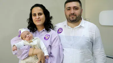 Aslan bebek 29 yıl sonra çocuğu olmayan Şahin ailesinin umudu oldu!