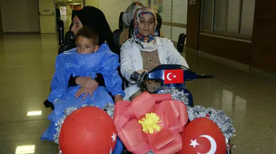 Van’da çocukların ameliyata transferleri eğlenceye dönüştü