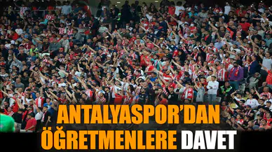 Antalyaspor’dan öğretmenlere davet