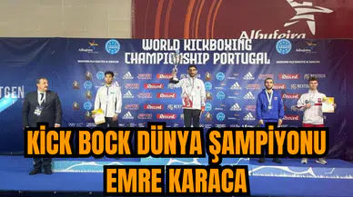 Kick Bock Dünya Şampiyonu Emre Karaca