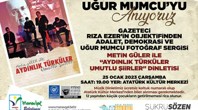 Manavgat, Uğur Mumcu’yu anacak
