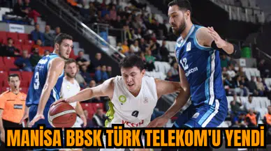 Manisa BBSK Türk Telekom'u yendi