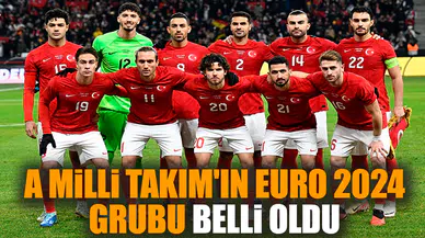 A Milli Takım'ın EURO 2024 grubu belli oldu