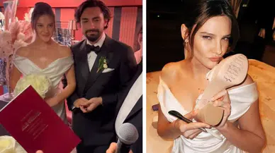 Alina Boz ile Umut Evirgen’in mutlu günü: İşte düğünden ilk kareler