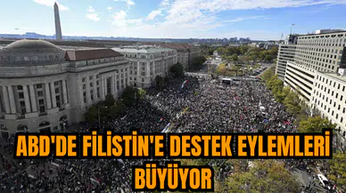 ABD'de Filistin'e destek eylemleri büyüyor