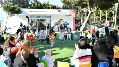Bebek parkına yoğun ilgi