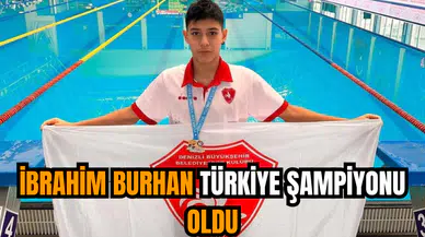 İbrahim Burhan Türkiye Şampiyonu oldu