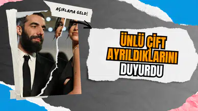 Ünlü çift ayrıldıklarını duyurdu