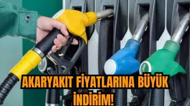 Akaryakıta büyük indirim! 6 Aralık akaryakıt fiyatları