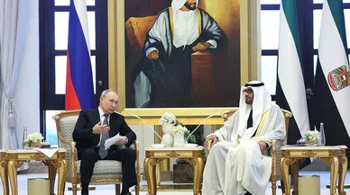 Vladimir Putin Birleşik Arap Emirlikleri Başkanı ile görüştü