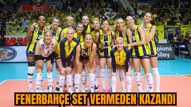 Fenerbahçe set vermeden kazandı