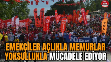 Emekçiler açlıkla memurlar yoksullukla mücadele ediyor