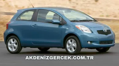 Mahkemeden satılık 2007 model Toyota Yaris tipli araç